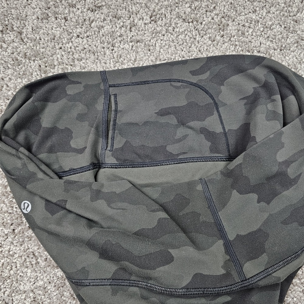 Lululemon Align High Rise 25" Leggings Sz 16 Heritage 365 Camo Dark Olive W5DLXS - Picture 7 of 9
